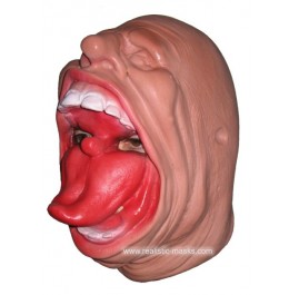 Karneval Maske aus Latex 'Maulheld'