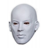 Biała twarz Maska Lateks