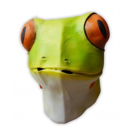Máscara Rã Verde de Látex