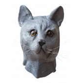 Máscara Gato gris de Látex